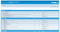 Desktop Screenshot of forum.smartbuilder.com